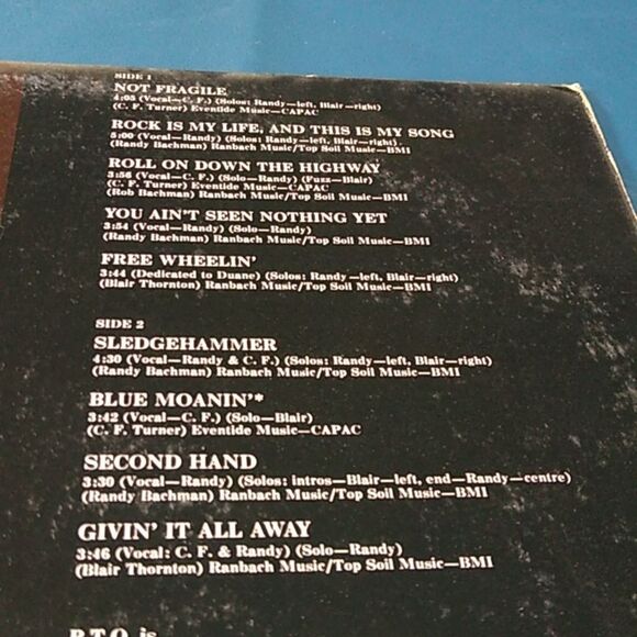 Brown and Yellow Vinyl Record - Picture 4 of 10